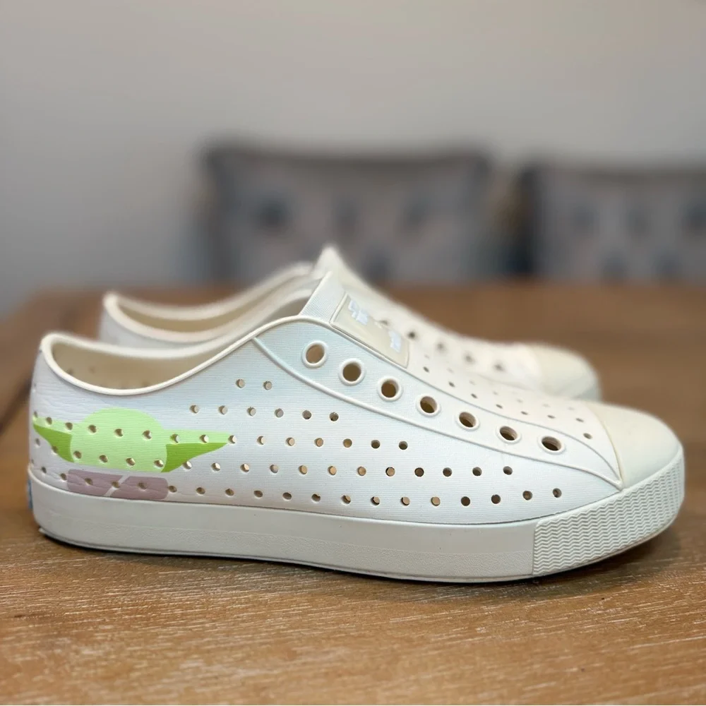 Native X Disney Grogu Yoda Shoes for Adults Star Wars The Mandalorian W10 M8